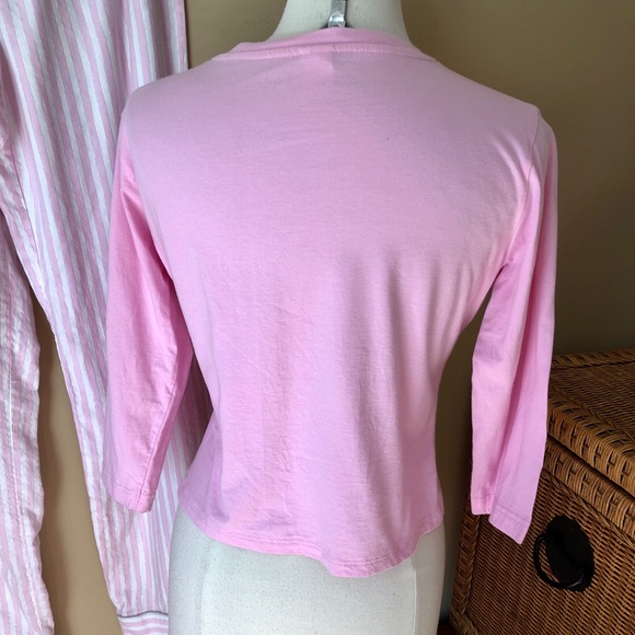 Victoria’s Secret Pajama Pants and Pink Tee Shirt - Picture 2 of 7